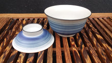 Load image into Gallery viewer, Blue Swirl Ceramic Gaiwan
