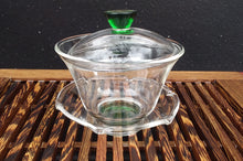 Load image into Gallery viewer, Clear Glass Gaiwan for Gong Fu Tea Brewing
