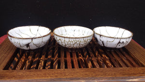 Glazed Ceramic "Creamy Cups" Set of 2