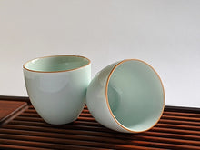 Load image into Gallery viewer, Porcelain &quot;Cloud Lining&quot; Cups
