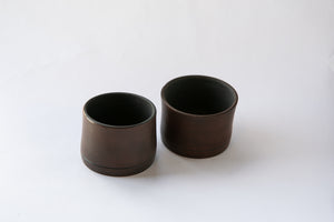 Jian Shui Clay "Round Mug" Dragon Kiln Style Cup * Set of 2