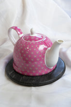 Load image into Gallery viewer, Igloo Teapot, &quot;Pink Florets&quot;
