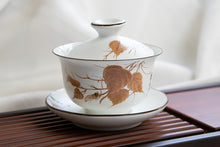 Load image into Gallery viewer, Autumn Leaves Porcelain Gaiwan

